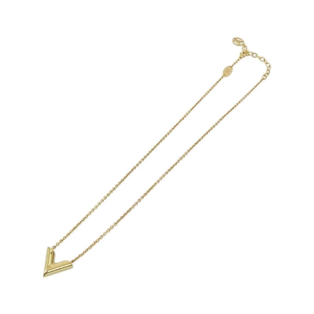 LOUIS VUITTON Gold Necklace - Picture 2 of 5
